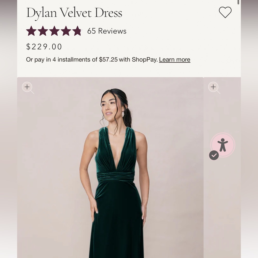 Revelry Emerald Green Velvet Dress Style Dylan